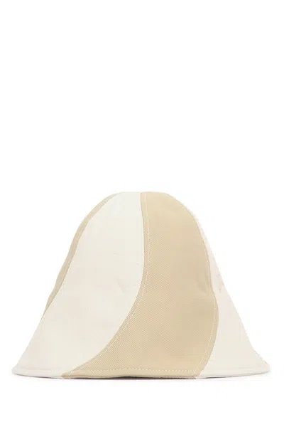 Jacquemus Le Bob Gelato Paneled Bucket Hat In Neutral