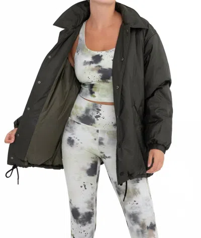Mono B Polly Parka In Olive