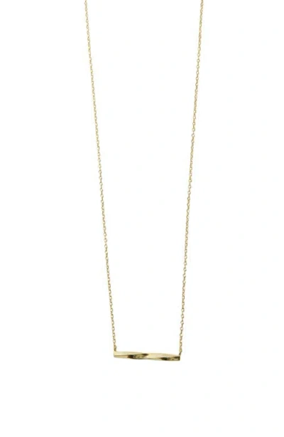 Argento Vivo Twist Bar Pendant Necklace