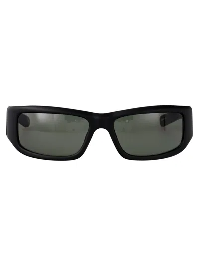 Jacquemus Aero Sunglasses In Black