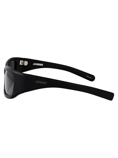 Jacquemus Aero Sunglasses In Black