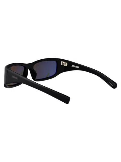 Jacquemus Aero Sunglasses In Black