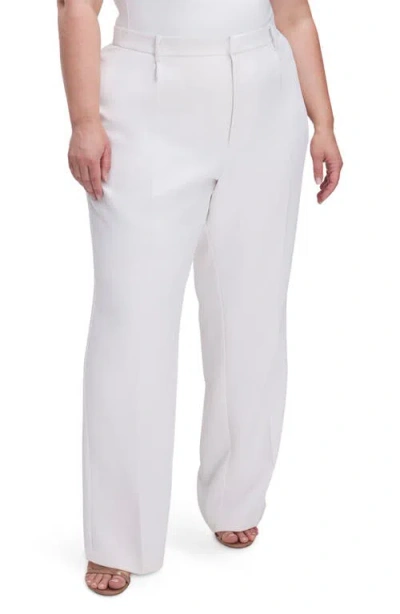 Good American Luxe Suiting Column Wide Leg Trousers