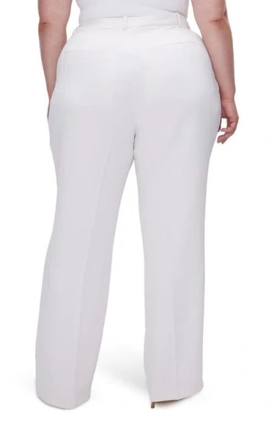Good American Luxe Suiting Column Wide Leg Trousers