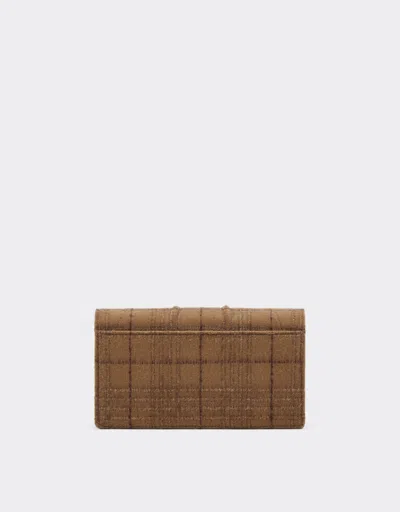 Ferrari Gt Tartan Wallet With Chain Strap