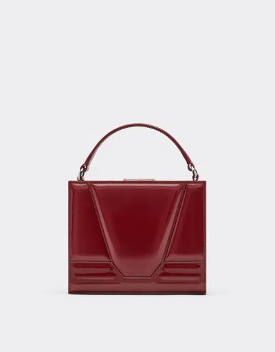 Ferrari Gt Micro Shiny Leather Tote Bag