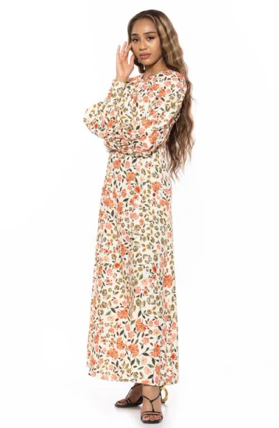 Alexia Admor Yesenia Long Sleeve Empire Waist Maxi Dress