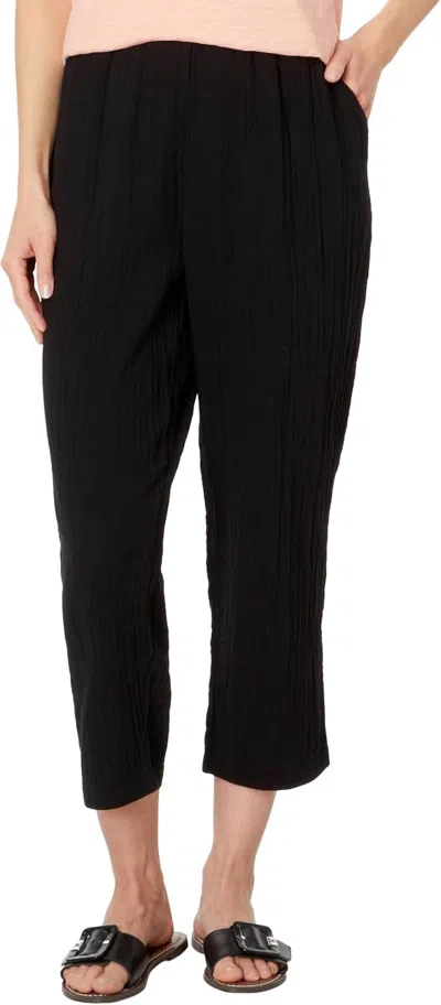 Mod-o-doc Easy Fit Crop Trouser In Black