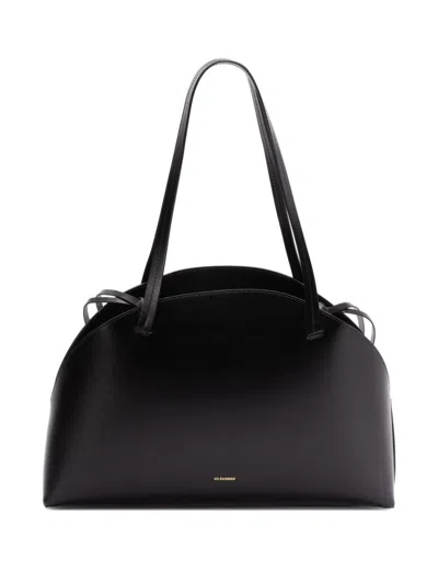Jil Sander Women's Bolso Curvo Negro | J07zh0054p7100001 In Black