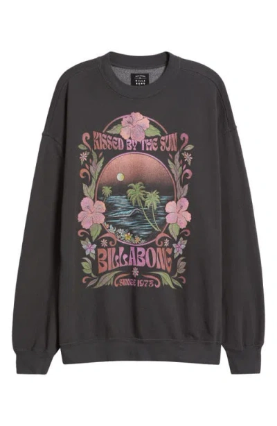 Billabong Ride In Cotton Blend Graphic Sweatshirt