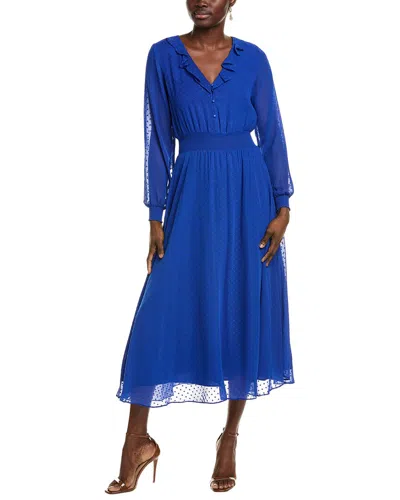 Nanette Lepore Madeline Clip Dot Midi Dress