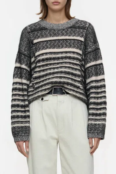 Closed Alpaca Mix Jacquard Jumper Pullover In Mutli In Multi