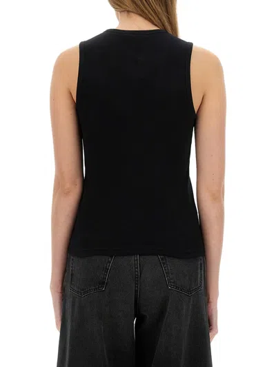 Jw Anderson J.w.anderson 'anchor Embroidery' Top In Black