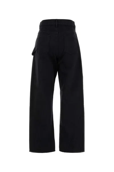 Jw Anderson Twisted Jeans In Black