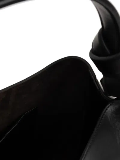 Jw Anderson Borsa A Secchiello In Pelle Nera  Donna In Black