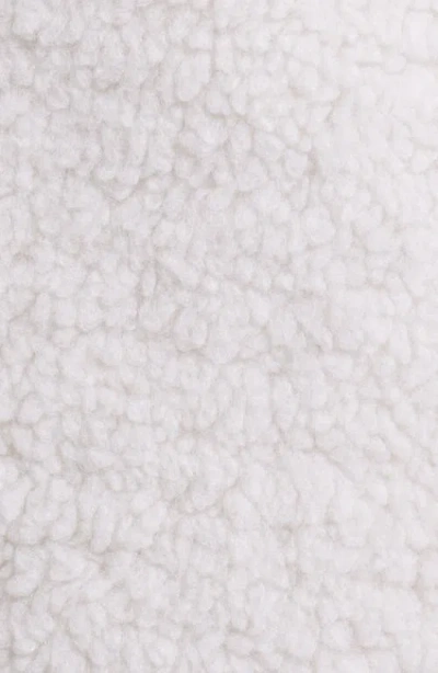Thread & Supply Faux Shearling & Denim Crop Jacket