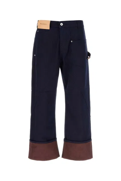 Jw Anderson J.w.anderson 'turn Up Twisted Workwear' Jeans In Blue