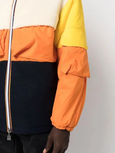 K-way Claumix Sherpa Nylon Blanket In Orange