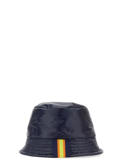 K-way Pascalle Bucket Hat Featuring Striped Detail In Black