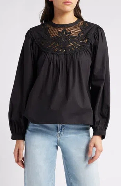 Cleobella Raine Lace Yoke Organic Cotton Top