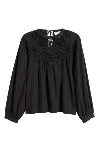 Cleobella Raine Lace Yoke Organic Cotton Top