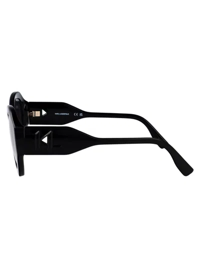 Karl Lagerfeld Rectangular Sunglasses Kl6146 S 1 In Black