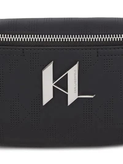Karl Lagerfeld K/plak Perforated Belt Bag