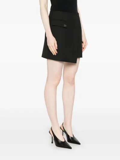 Karl Lagerfeld Logo-embroidered Skorts
