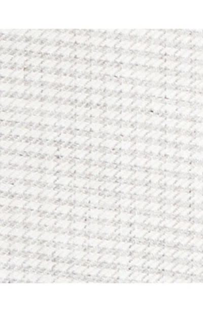 Theory B.mela Houndstooth Linen Blend Button-up Shirt In Neutral