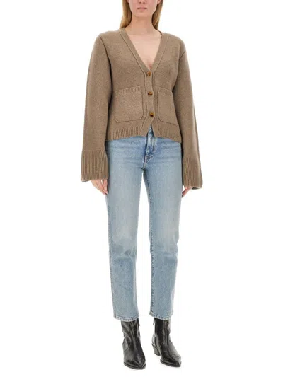 Khaite Cardigan Scarlet