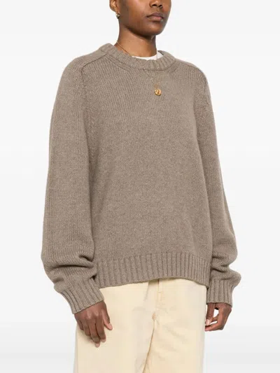 Khaite Mae Cashmere Pullover With Extended Sleeves