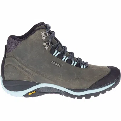 Merrell Women Siren Traveller 3 Mid Waterproof Boots In Paloma/canal In Green