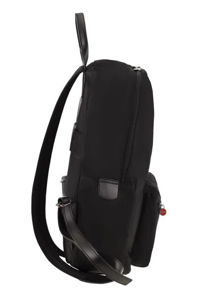 Kiton Technical Fabric Backpack With Logo