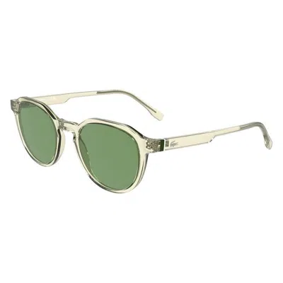 Lacoste Logo-print Sunglasses In Green