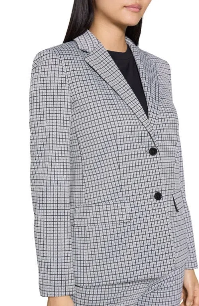 Theory Single-breasted Two-button Blazer In Gray