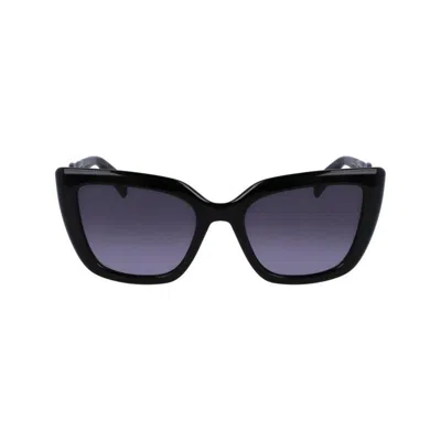 Liu •jo Liu Jo Rectangular Sunglasses Lj773 S 1 In Black