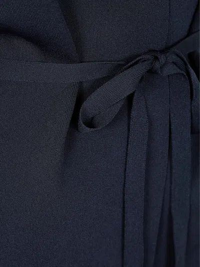 Liviana Conti Short-sleeved Knitted Cardigan In Black