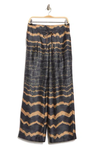 Dkny Scarf Twill Pants In Blue