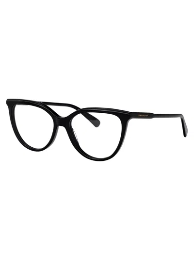 Longchamp Geometric Flat Mirror In Black