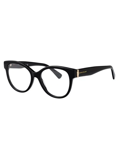 Longchamp Geometric Flat Mirror In Black