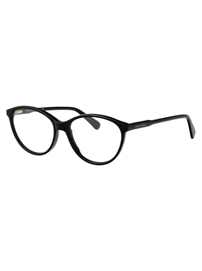 Longchamp Geometric Flat Mirror In Black