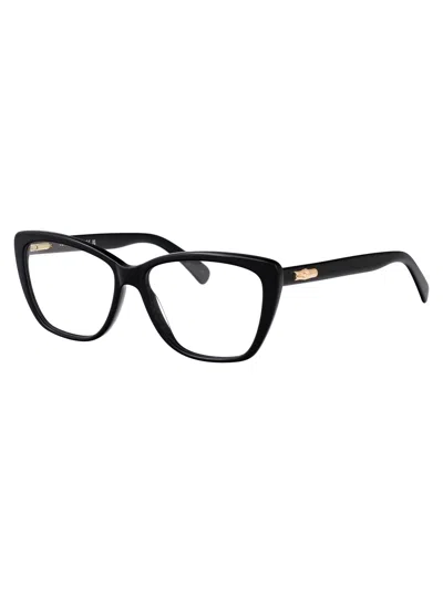 Longchamp Lo2713 Rectangle-frame Glasses In Black