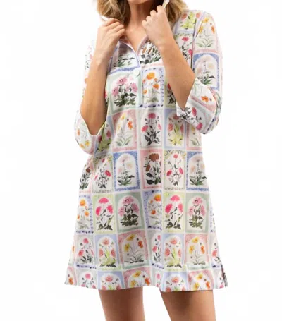 Smith & Quinn The Simone Mini Dress In Flower Box In Multi