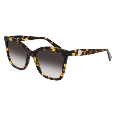 Longchamp Le Pliage 54mm Gradient Cat Eye Sunglasses In Multi