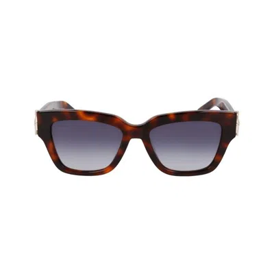 Longchamp 53mm Gradient Modified Rectangular Sunglasses In Multi