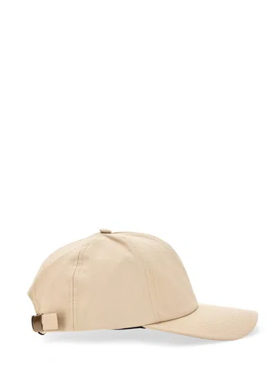 Mackintosh Baseball Cap In Brown