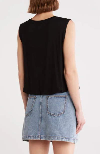 Elodie Sleeveless Bubble Hem Top