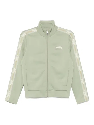 Maison Kitsuné Flash Fox Zipped Blouson In Green