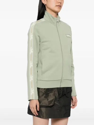 Maison Kitsuné Flash Fox Zipped Blouson In Green