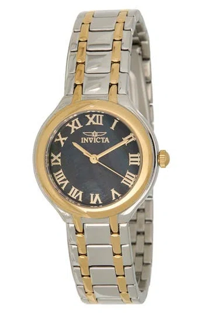 Invicta Wildflower Quartz Two-tone Bracelet Watch, 32mm X 7.9mm